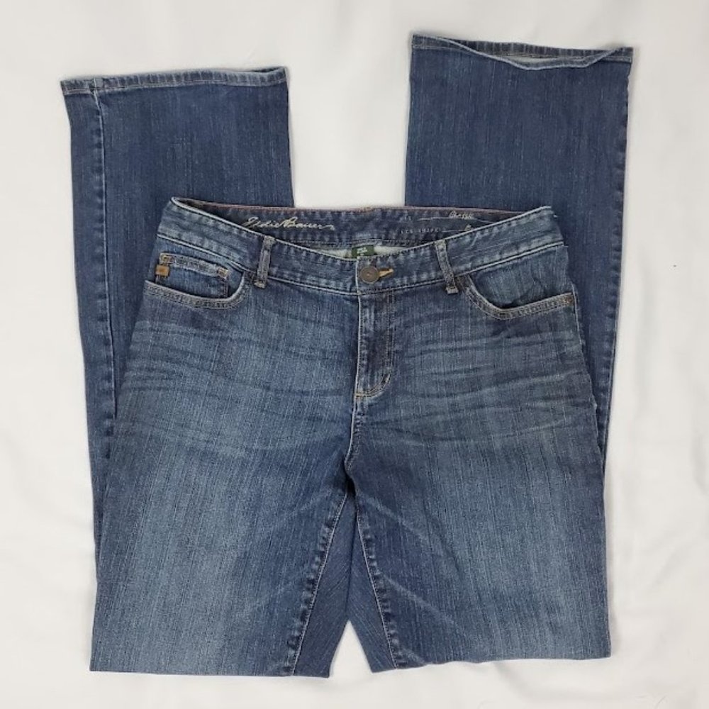 Eddie Bauer Classic Boot Cut Jeans Size 10L